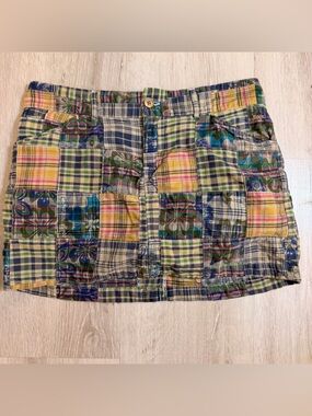 Vintage Duck Head Madras Patchwork Plaid Skort - Size [9] - Y2K Preppy